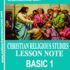 Christian Religious Studies Lesson note