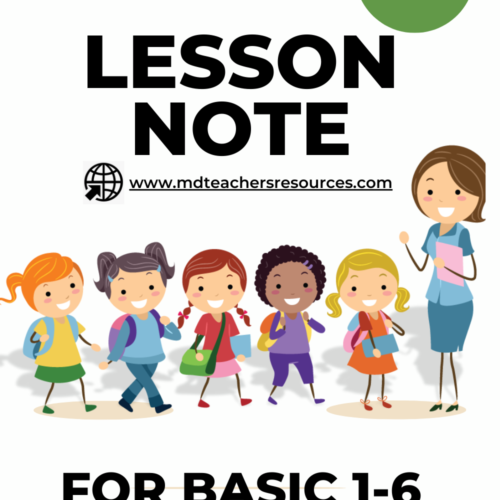 Security Education Lesson note for Primary Five