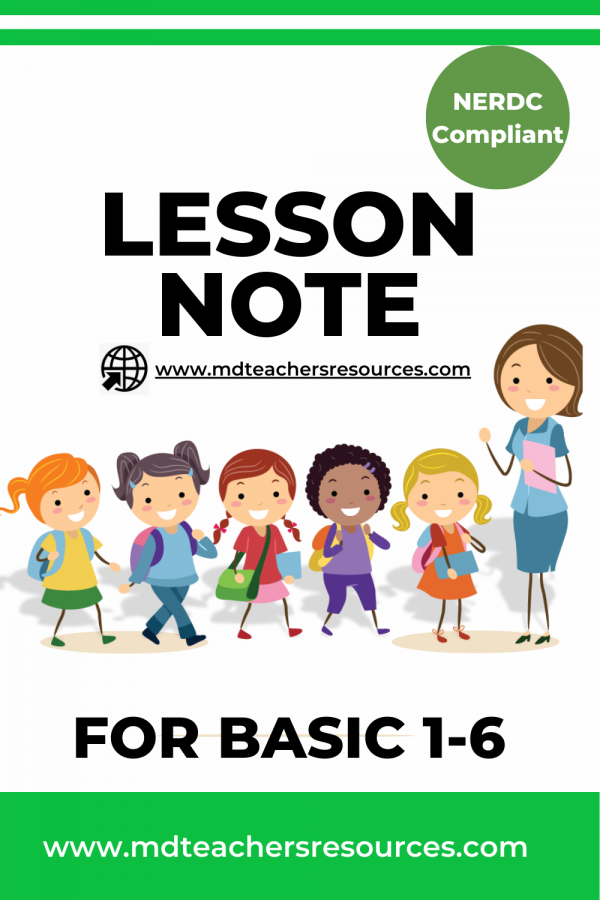 Primary Lesson note Security Education Lesson note for Primary Five